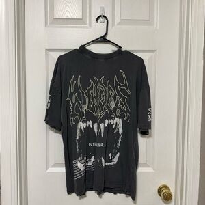 Darc Sport Norse Blood Thirsty “Premium Vintage” Oversized Tee in Black